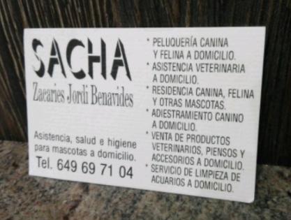 SACHA - Asistencia, salud e higiene para mascotas a domicilio