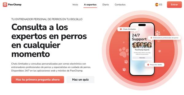 PawChamp App: qué es y opiniones - Pregunta a los expertos en perros en la aplicación PawChamp