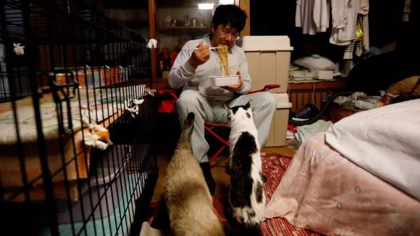 Fukushima y los animales olvidados: la historia real de quienes siguen cuidándolos quince años después del desastre - Sakae Kato, el hombre que se negó a abandonar a los gatos