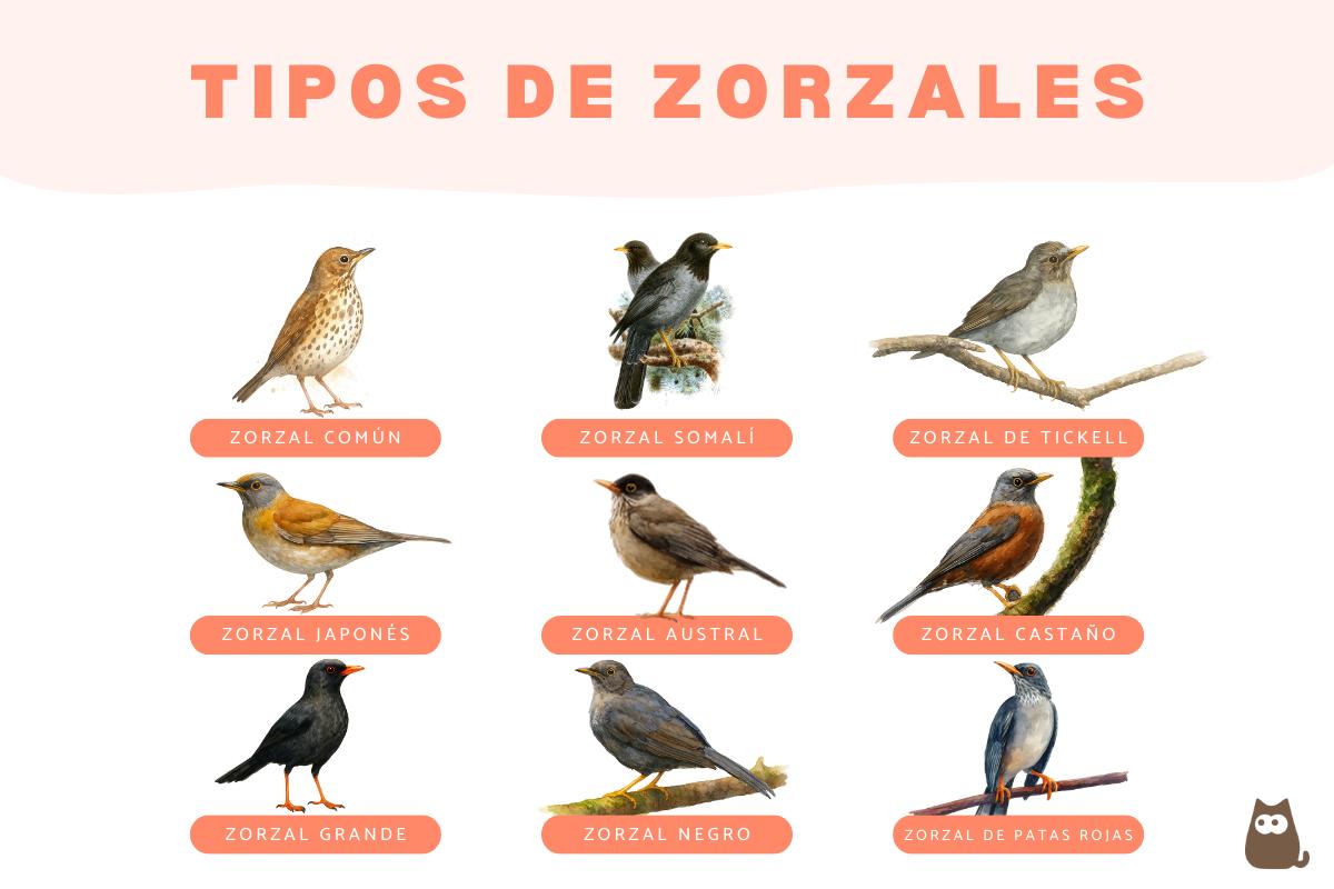 Tipos de zorzales