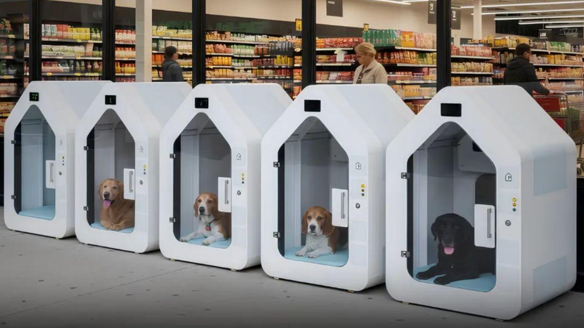 Adiós a dejar al perro atado fuera del súper: así funcionan las cabinas inteligentes que ya se pueden ver en Alemania