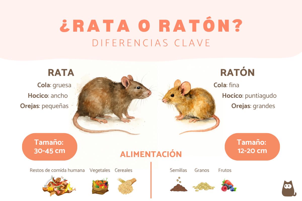 Diferencias entre rata y ratón