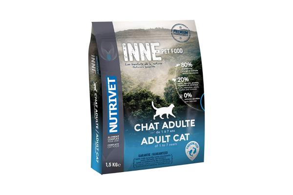 Los mejores piensos sin cereales para gatos - Nutrivet Inne Adult Cat con pescado