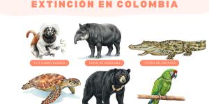 Animales en peligro de extinción en Colombia