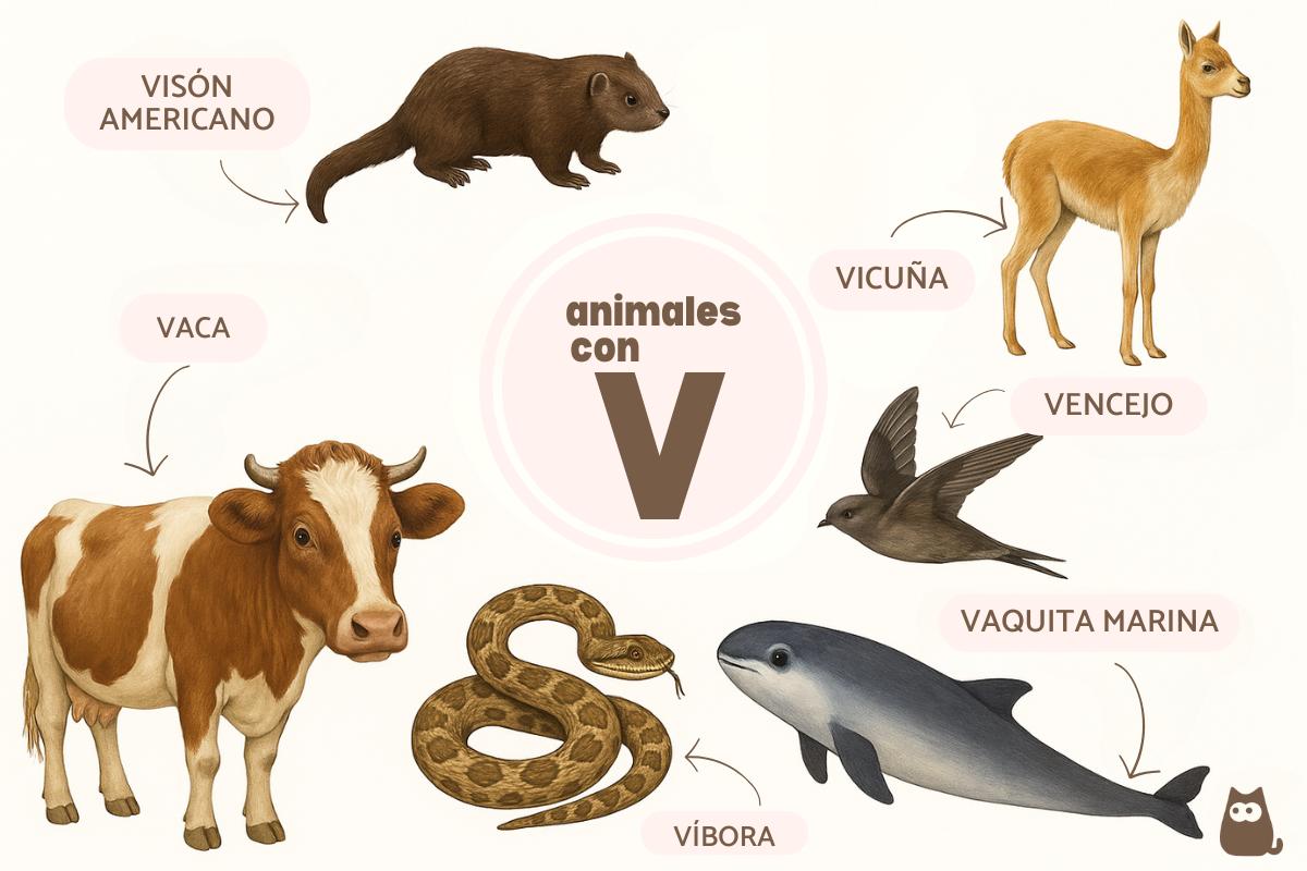 Animales que empiezan por V