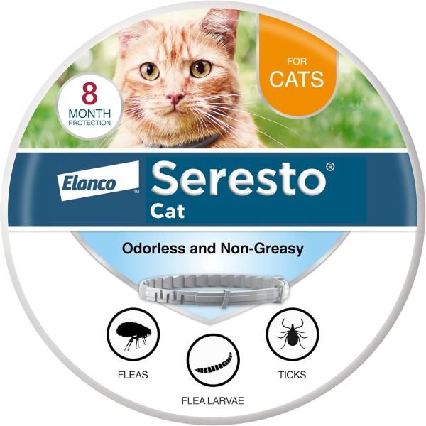 Los mejores collares antipulgas para gatos - 1. Collar Seresto