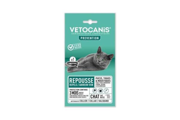 Los mejores collares antipulgas para gatos - 4. Collar Vetocanis