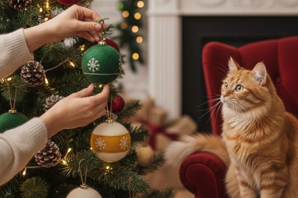 Árbol de Navidad con gatos en casa: ideas originales y seguras - ¿Cómo montar el árbol de Navidad con gatos en casa?