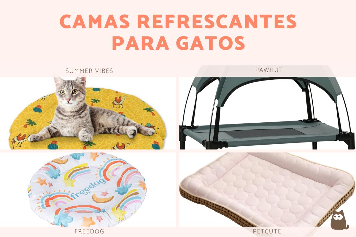 Las mejores camas refrescantes para gatos