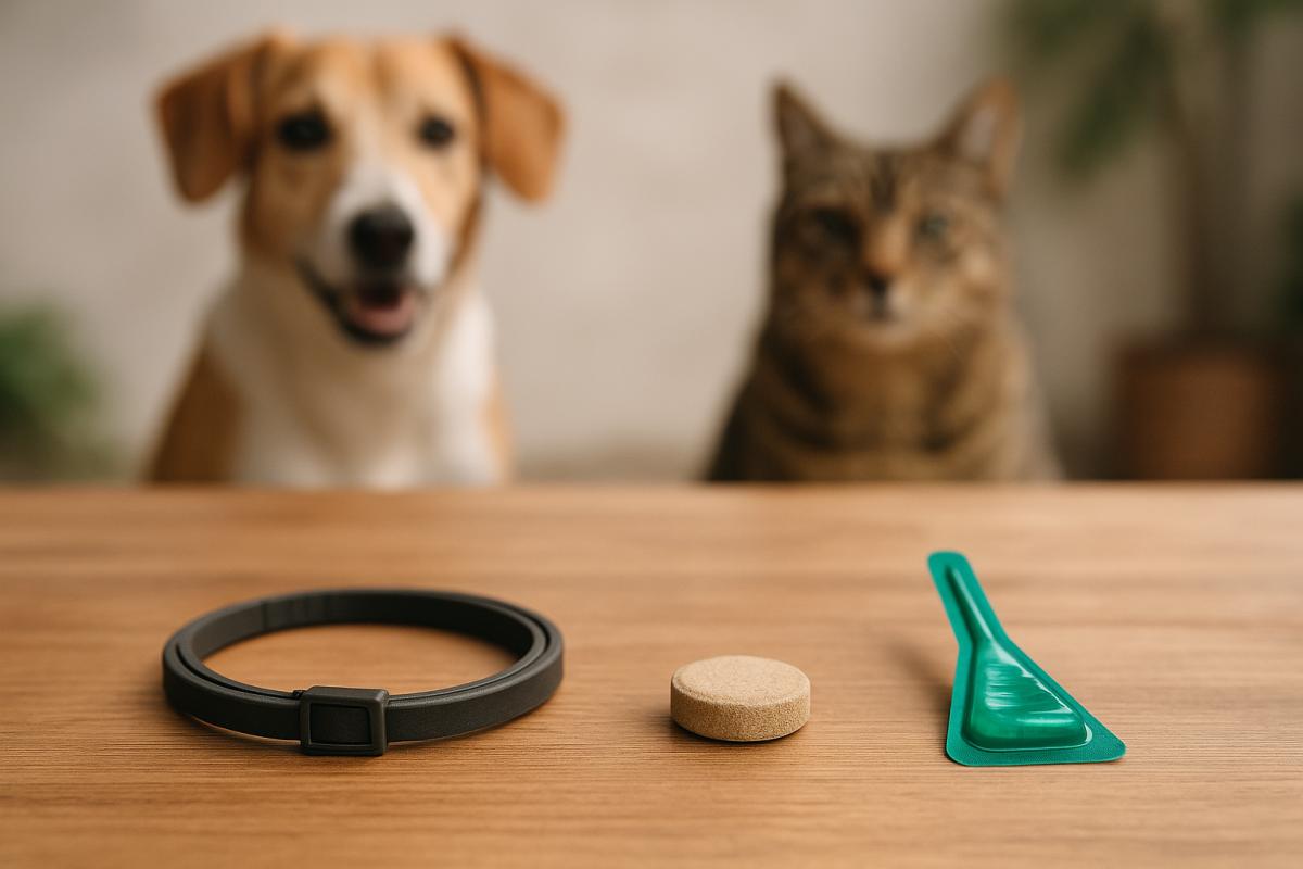 ¿Se puede usar pipeta, collar y pastilla a la vez?