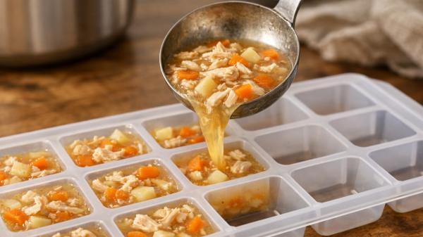 Soy veterinaria y esta es la sopa casera para gatos que recomiendo y que puedes preparar en pocos minutos y sin ingredientes raros - El truco para conservar la sopa casera para gatos: ''Si se congela de esta forma, siempre tendrás sopa lista para servir''