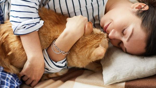 Las personas que duermen con su gato comparten estos 5 rasgos, según la psicología - Muestran una mayor sensibilidad emocional
