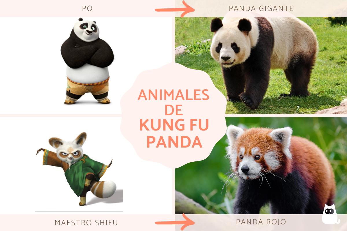 Animales de la película Kung Fu Panda